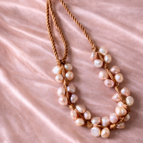 Pearl Knotted Necklace