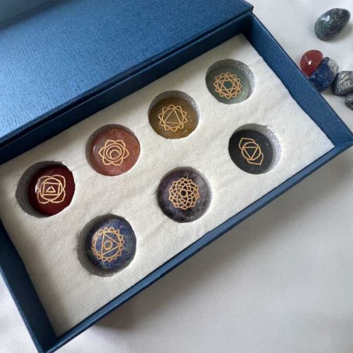 7 Chakra Round Stones