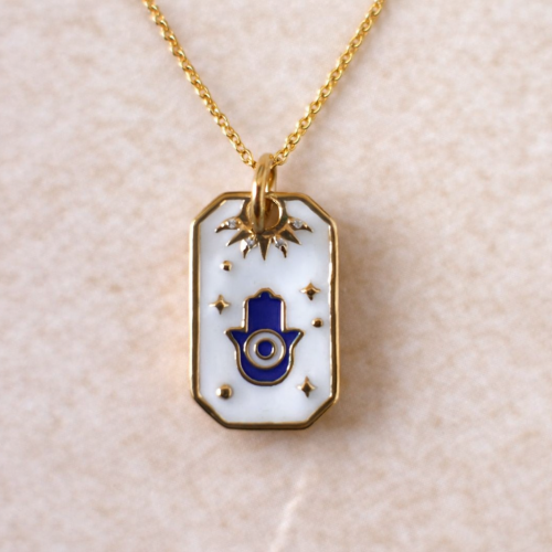 Hamsa Hand Pendant Necklace