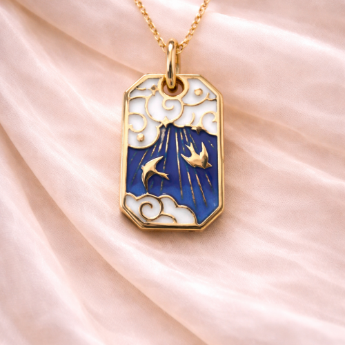 Graceful Bird Pendant