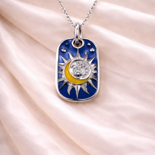 Celestial Sun & Moon Pendant