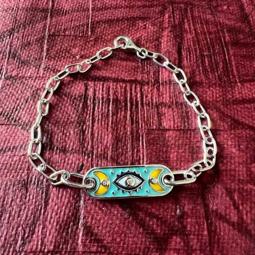 Evil Eye Silver Bracelet