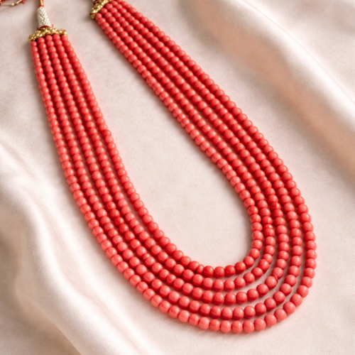Pink Coral Love Necklace
