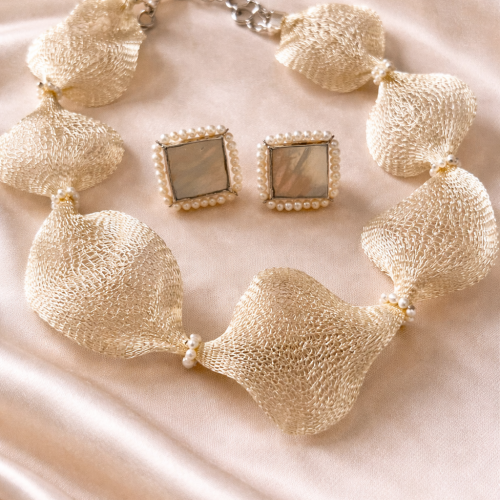 Mother of Pearl Choker Set