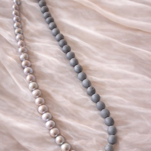 Grey Pearl Necklace