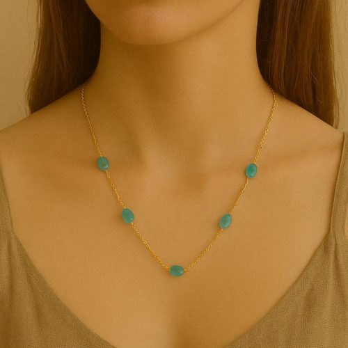 Apatite Gold Chain