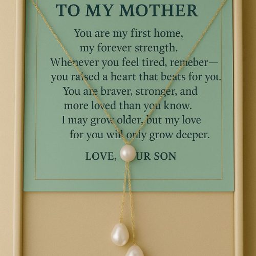 Pearl Pendant Necklace for Mother