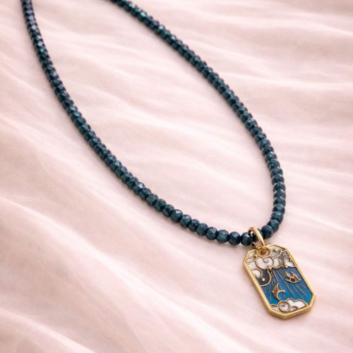 Quartz Bird Pendant Necklace