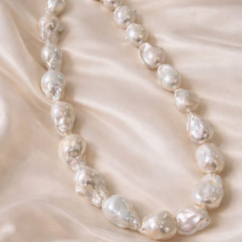 Ivory Baroque Freshwater Pearl Necklace