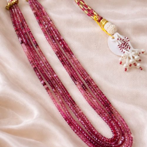 Rose Gradient Pink Tourmaline Dori Necklace