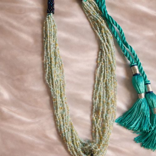 Aqua Baroque Pearl Dori Necklace