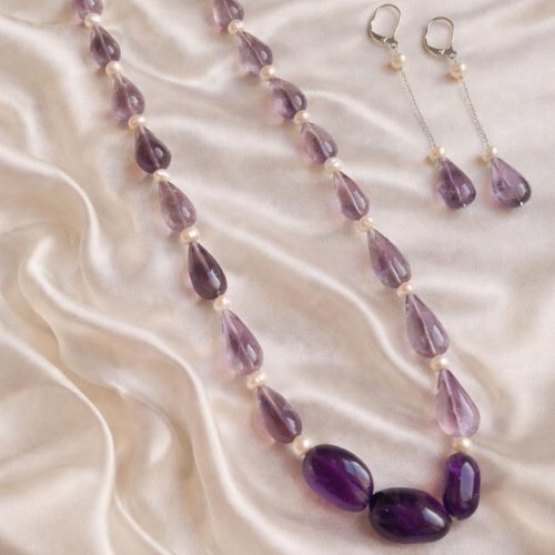 Amethyst Drop Set)