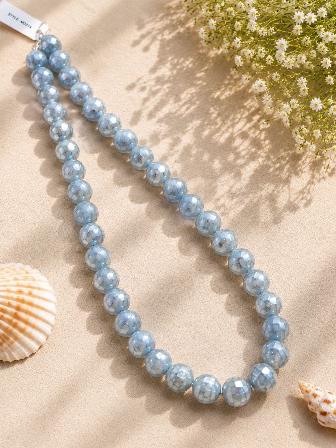 Mother of Pearl Statement Necklace