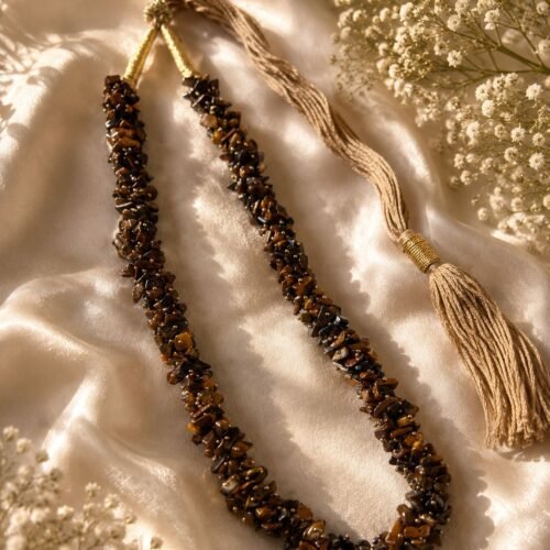 Tiger Eye Chip Necklace
