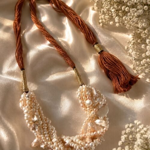 Mixed Freshwater Pearl Kantha Necklace