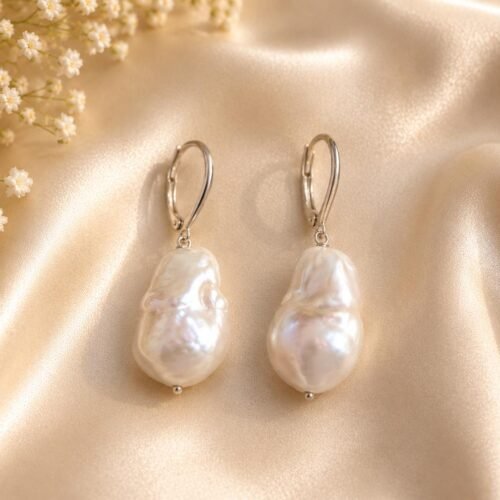 Baroque Pearl Drop Earrings