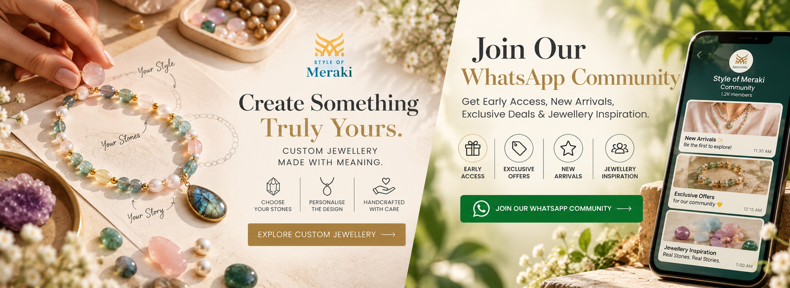 Style of Meraki WhatsApp Community invite link