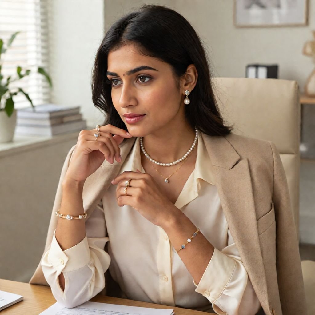 Jewellery for Office Wear: A Simple Guide to Pearl and Gemstone Pieces That Work at Work