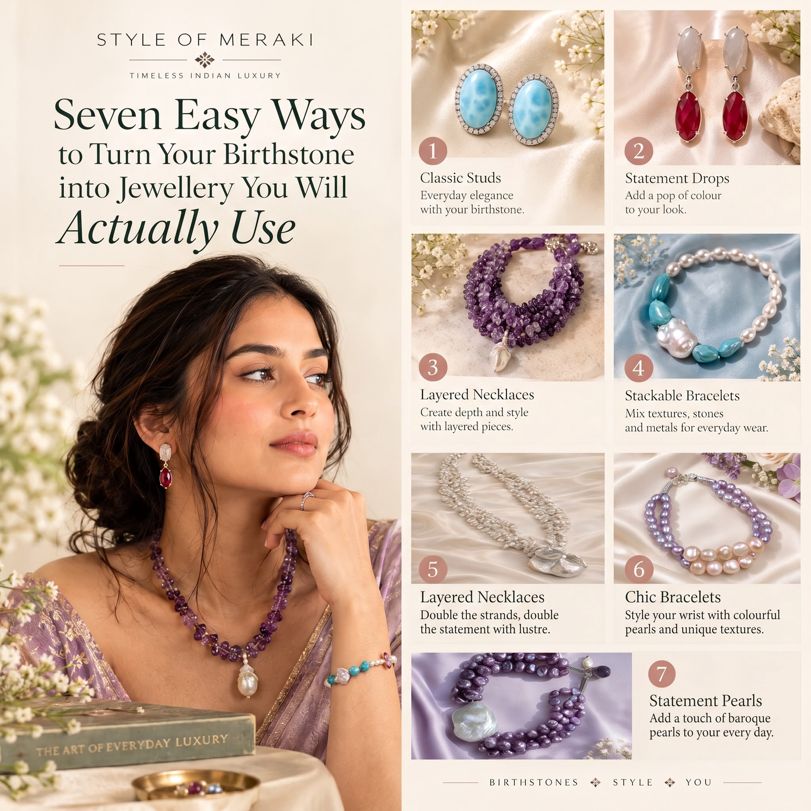  Seven easy ways to turn your birthstone into jewellery you will actually use