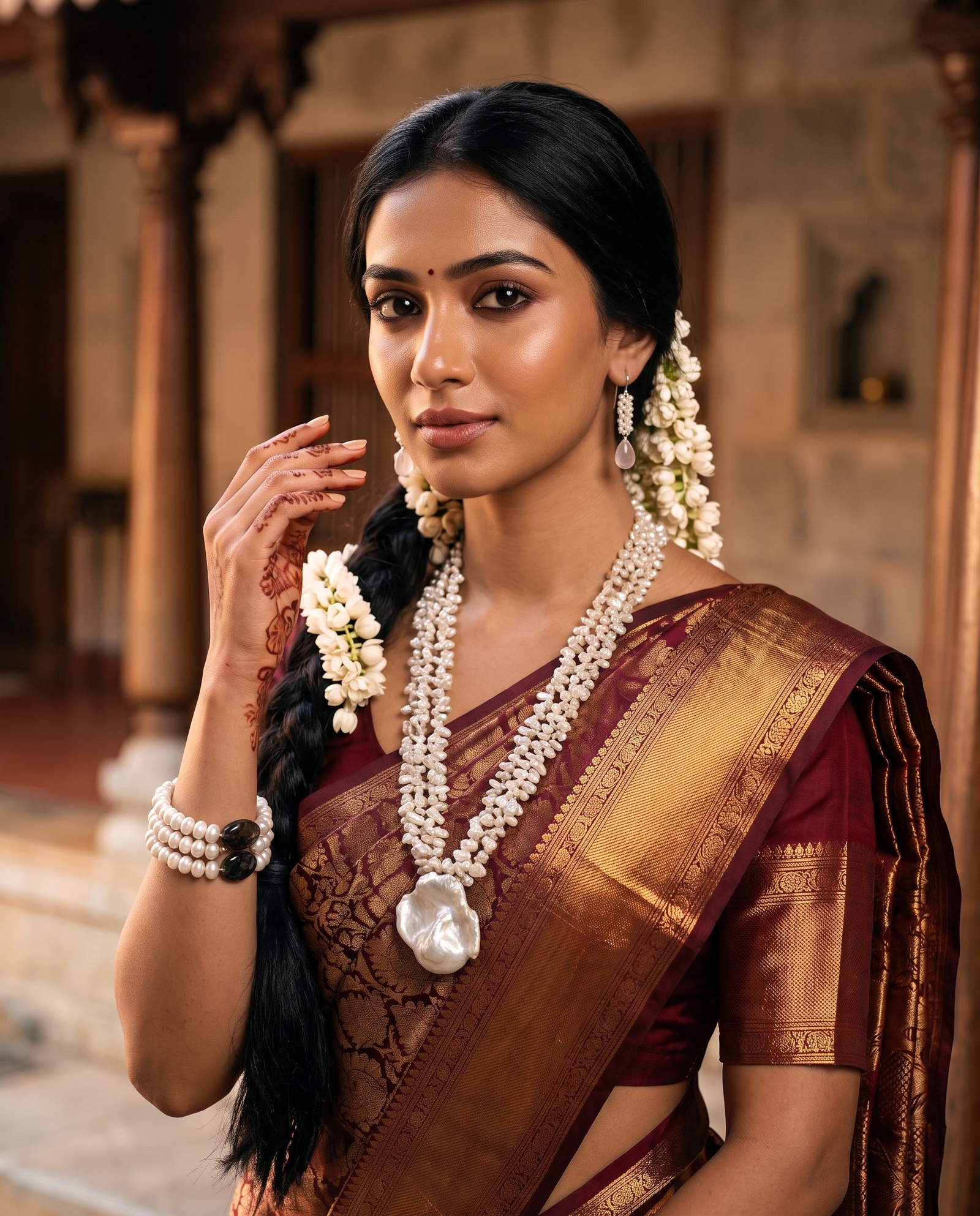 Jewellery for Silk Sarees: Create a Graceful South Indian Look