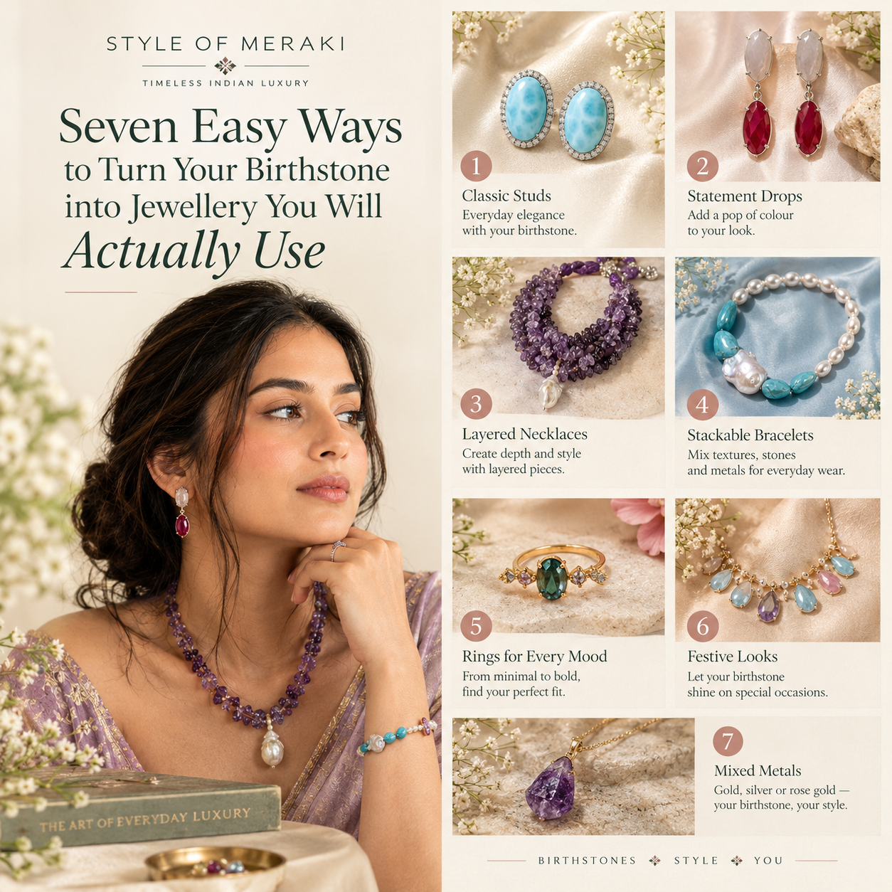  Seven easy ways to turn your birthstone into jewellery you will actually use
