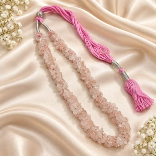 Rose Quartz Chip Necklace
